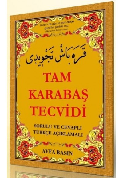 Kur'an-ı Kerim Elifbası  Tam Karabaş Tevcidi İlaveli (Orta Boy Kod:046)