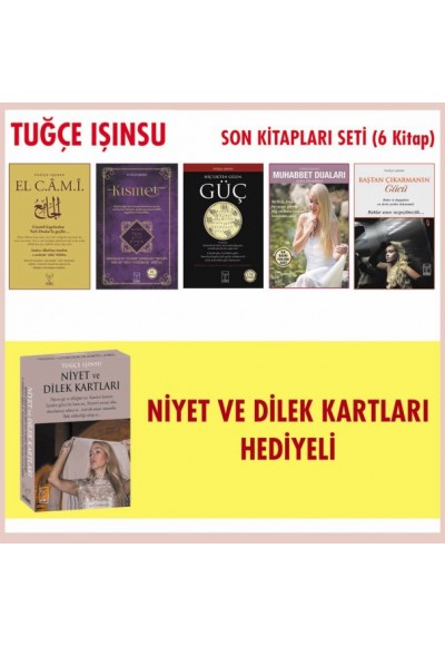 Tuğçe Işınsu Son Kitapları Seti (5 Kitap - Niyet ve Dilek Kartları Hediyeli)